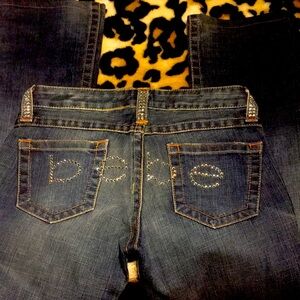 BEBE Logo Rhinestone Jeans 👖26